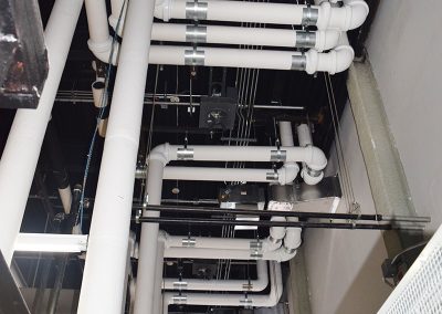 Piping support for generator