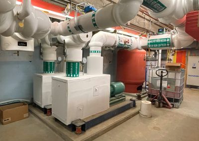 UMass Dartmouth Glycol hot water pumps