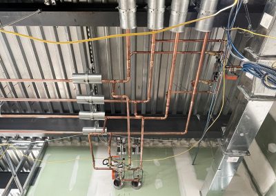 hydronic heating and cooling piping